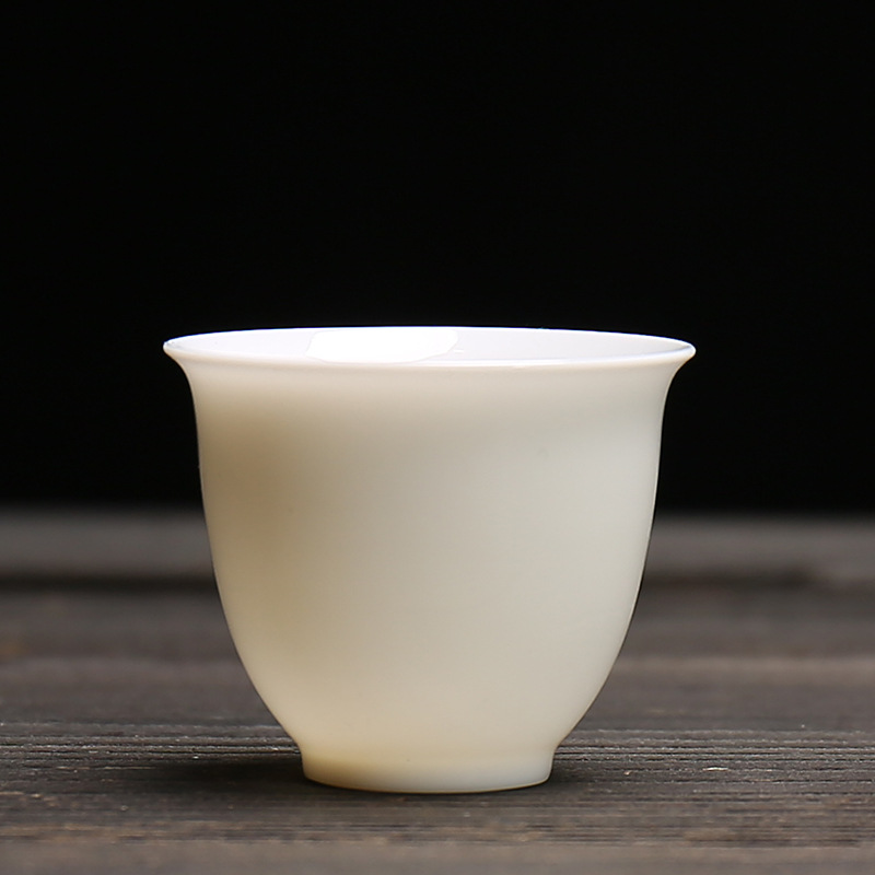 Yangzhi jade white porcelain tea cup wholesale review bowl ceramic kung fu three talents lid bowl coaster fair cup filter