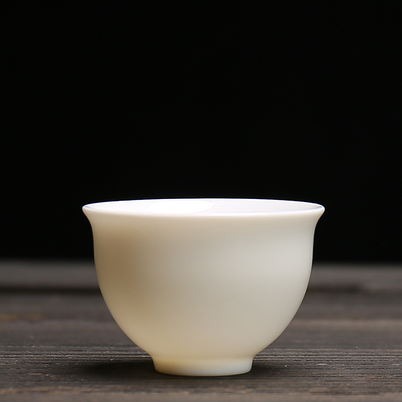 Yangzhi jade white porcelain tea cup wholesale review bowl ceramic kung fu three talents lid bowl coaster fair cup filter