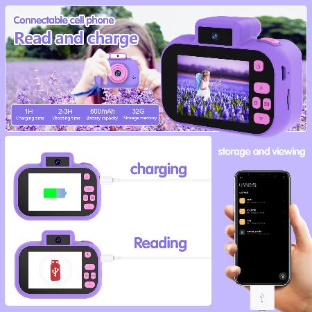 H7 Children's Camera 40 Million HD Dual Camera Mini SLR Digital Camera Toy Gift