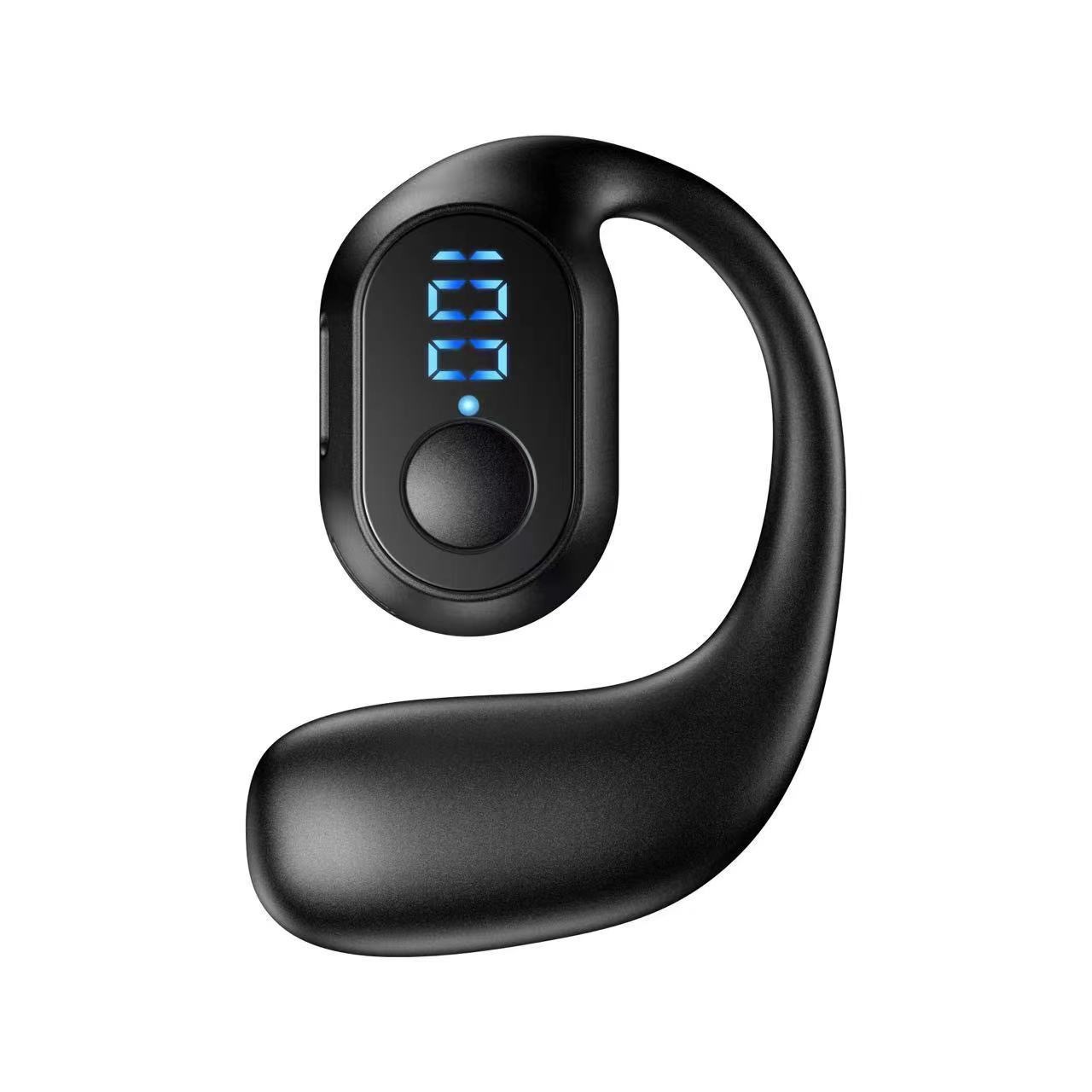 New Single Ear Wireless Bluetooth Earphones with No In Ear Digital Display Button Version, No Pain After Long Wear, Ultra Long Battery Life