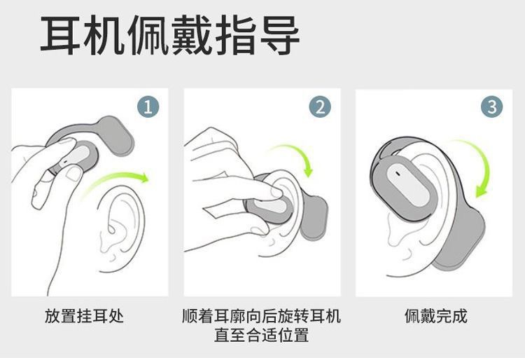 New Single Ear Wireless Bluetooth Earphones with No In Ear Digital Display Button Version, No Pain After Long Wear, Ultra Long Battery Life