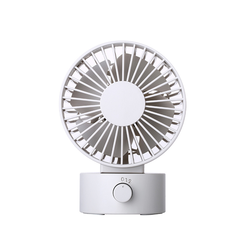 Double leaf desktop fan USB angle adjustment mini dormitory desk office cooling fan desktop