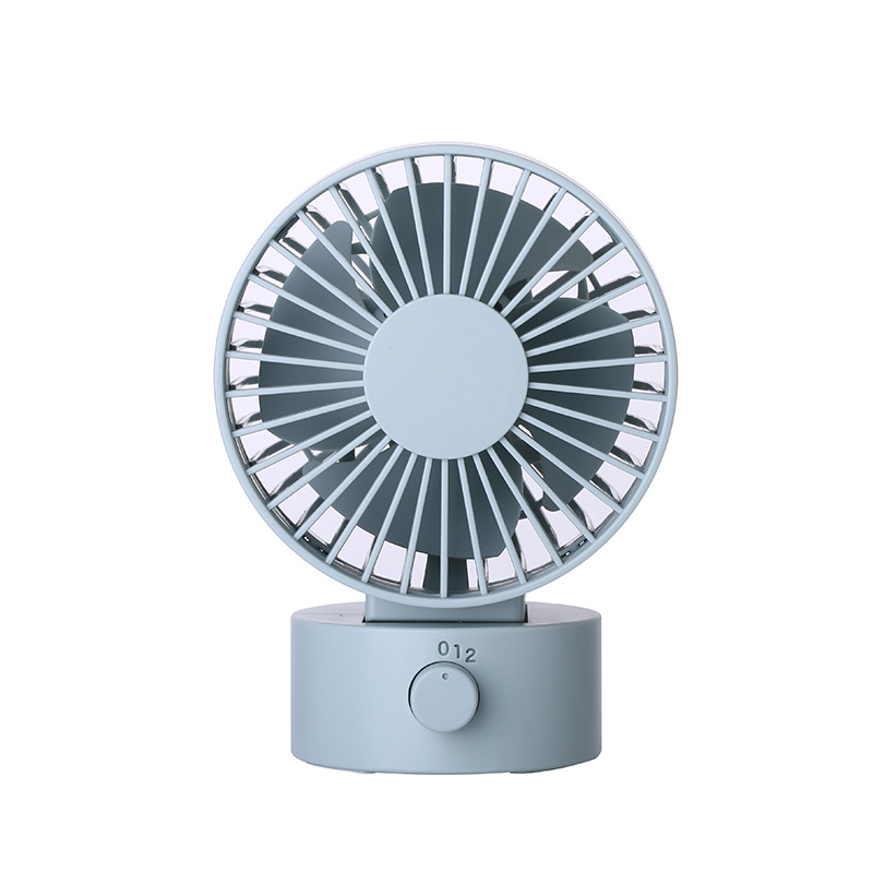 Double leaf desktop fan USB angle adjustment mini dormitory desk office cooling fan desktop