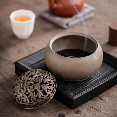 Zhongda Yuan Full Plate Incense Burner Ceramic Incense Burner Incense Path Set Vintage Sandalwood Agarwood Incense Incense Incense Indoor Incense Appliance Thread Incense Insert