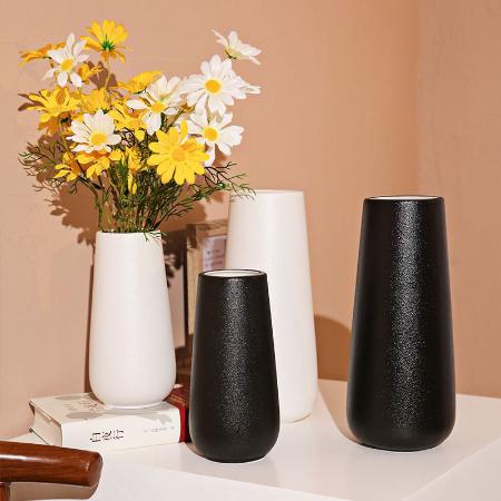 Minimalist modern ceramic vases, home furnishings, white vases, ceramic Chinese handicrafts, home ornaments, Amazon hot selling