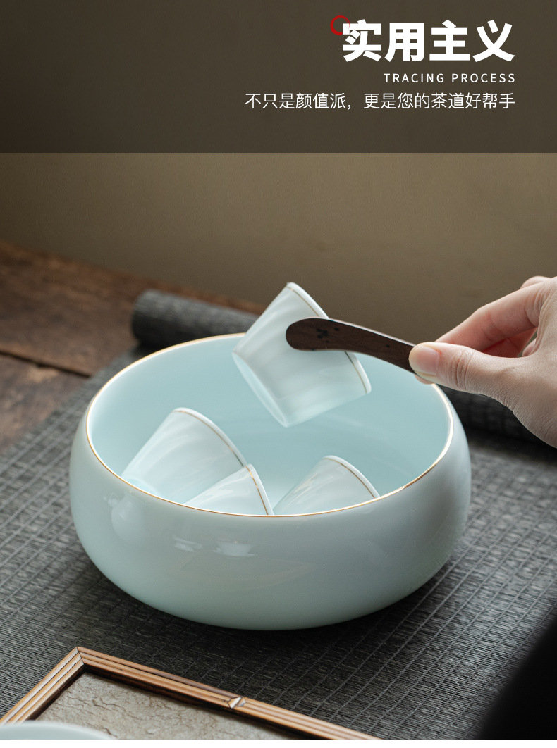 Gift Kung Fu Tea Set Wholesale Household Logo Cover Bowl Beam Pot Opening Dehua Ceramic Tea Set