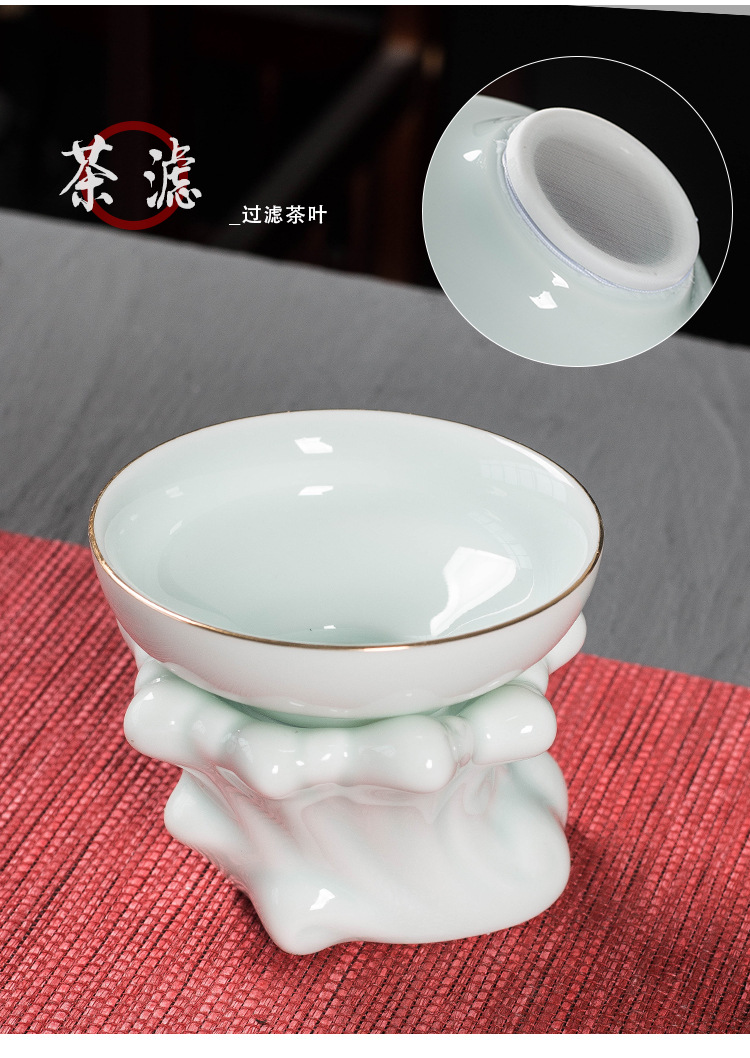 Jinzhu Sancai Bowl Tea Set Logo Lotus Rhyme Teapot Kung Fu Tea Set Wholesale Dehua Ceramics