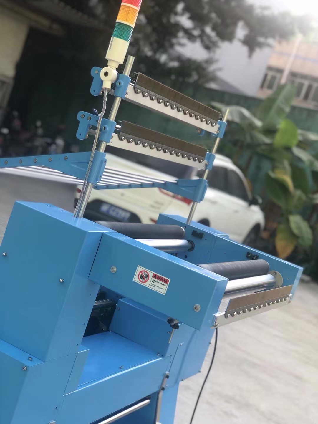 High-end Technology Manufacturing Automatic Crochet Knitting Machine Blue Comez Crochet Machine