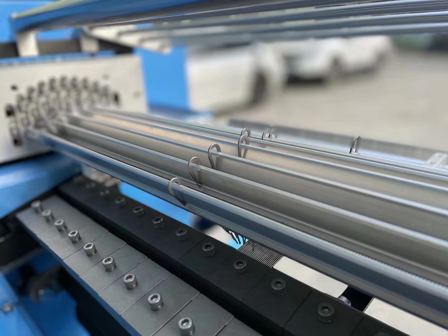 Manufacturing Plant Single Flat Machine Automatic Elastic Knitting Machine For Ribbon