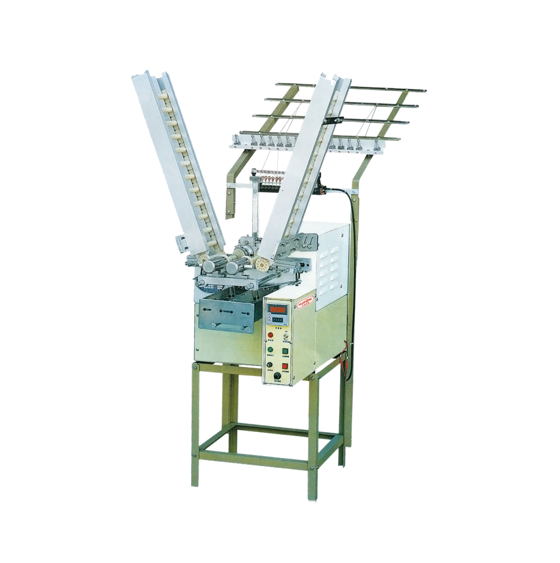 HF-L1078 Garment Shops Full-Automatic Double Spindle Weft Yarn Machine