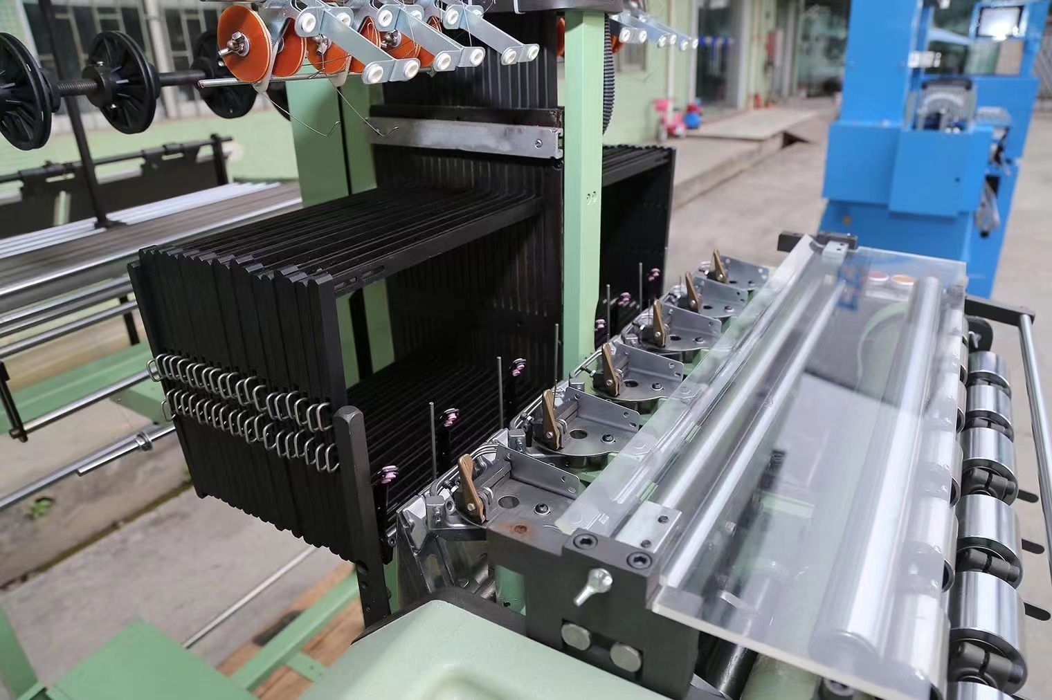 Factory Direct High Speed Flat Style Ky Machine Needle Used Weaving Looms Automatic Knitting Looms Elastic Webbing Machine