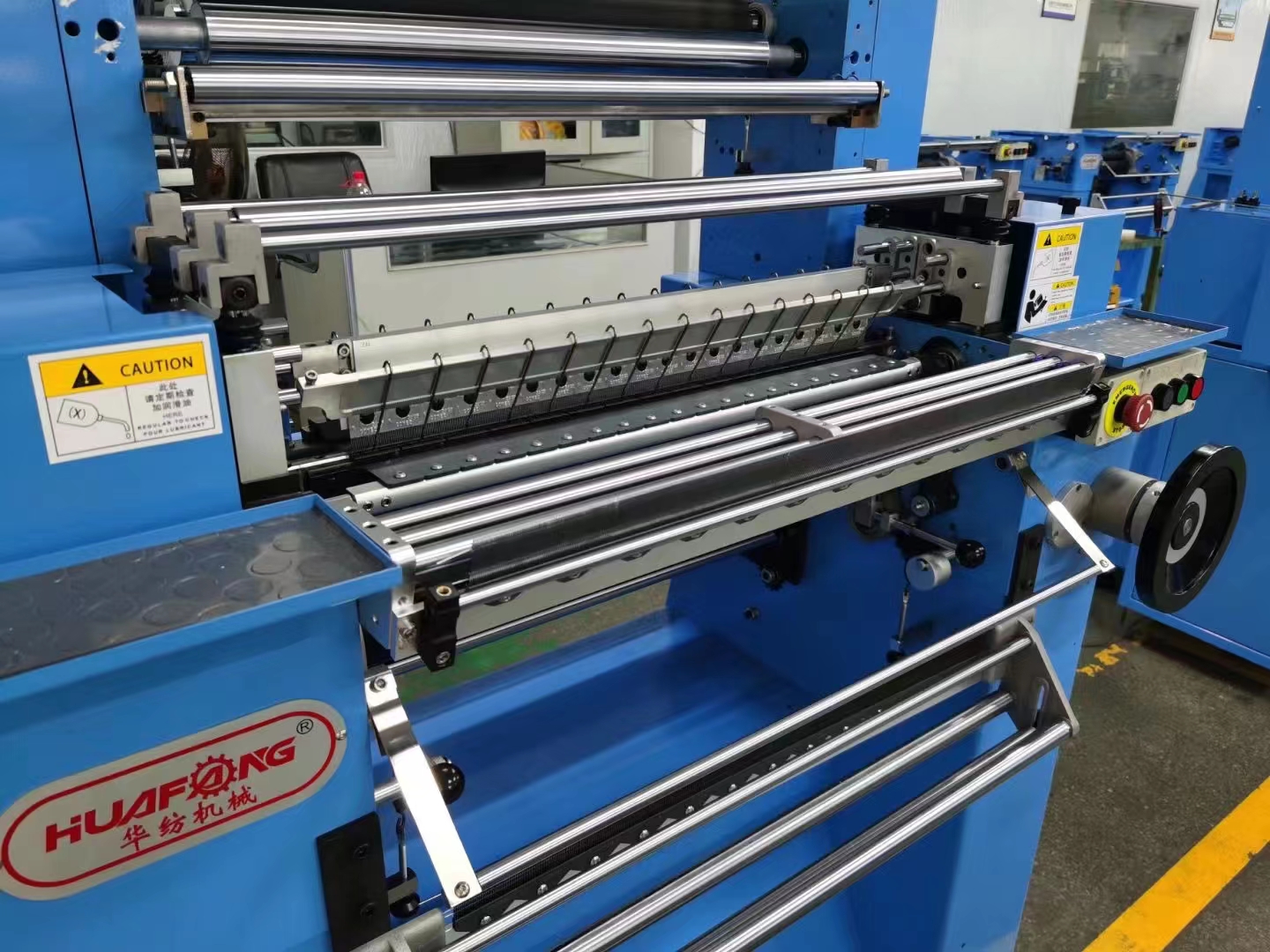 Cheap Automatic Crochet Machine Knitting Machine 24 Inch 3 Spindle Belt Knitting Machine Hua Fang