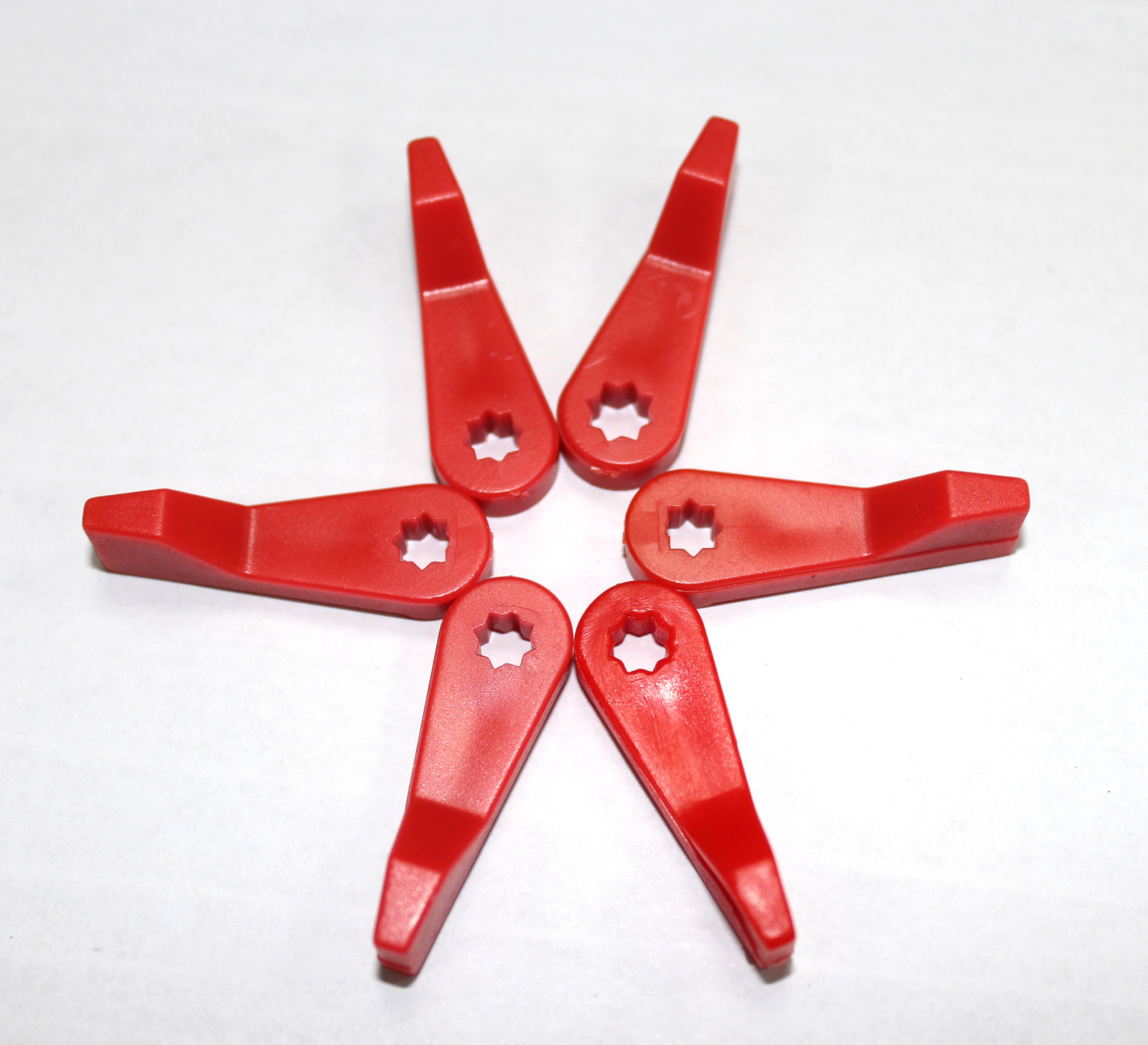 Plastic handles, textile machinery parts, crochet machines, standby  Mechanical parts Loom accessories