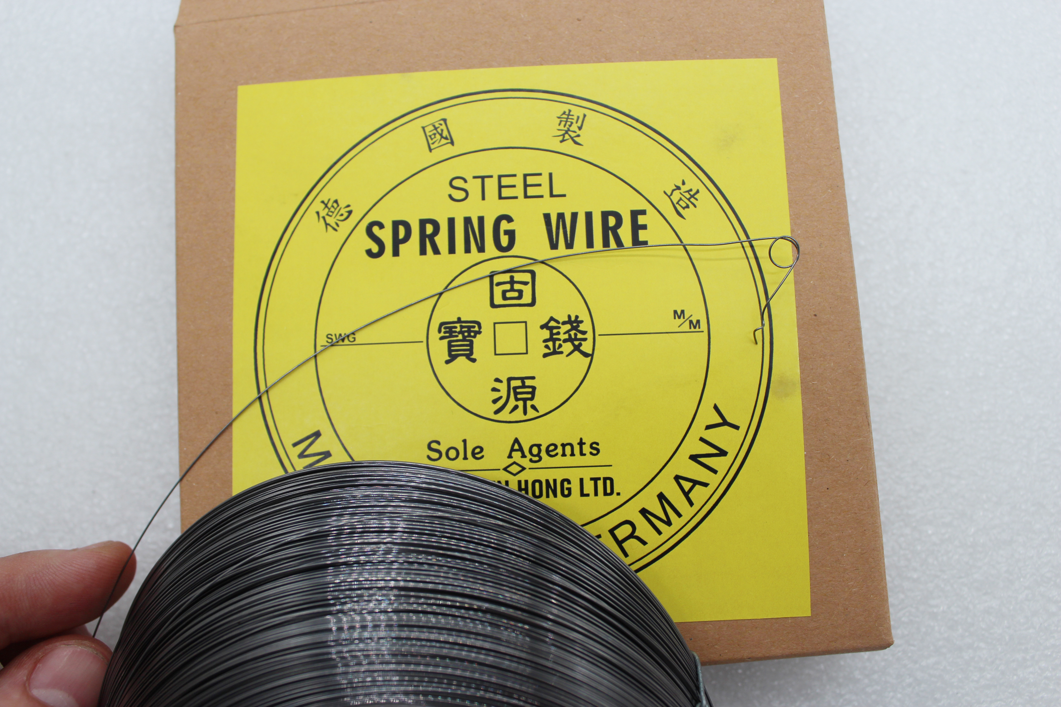 China textile factory spot imports Germany Guyuan Baoqian steel wire complete specifications 0.28mm to 2.64