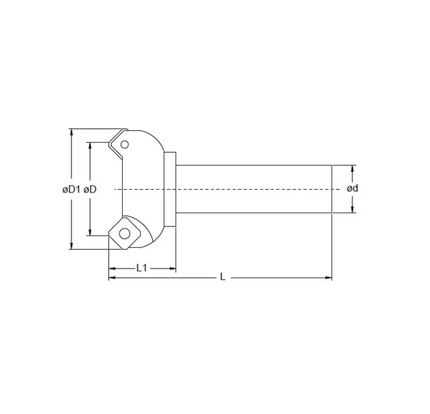 SE 45° High-Speed Face Milling Cutter