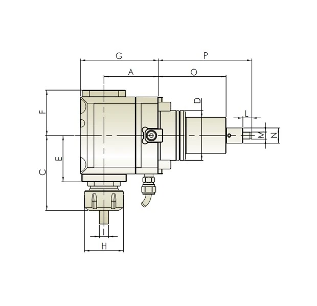Radial Tool Holder (External Coolant)