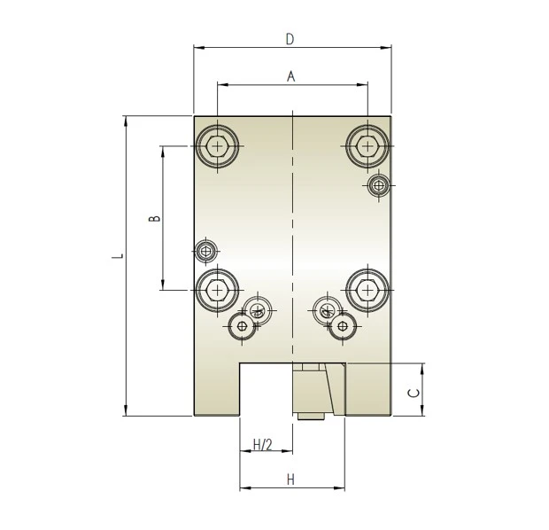 Face and OD Tool Holder C2 6525