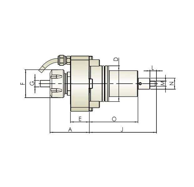 Axial Tool Holder (External Coolant)