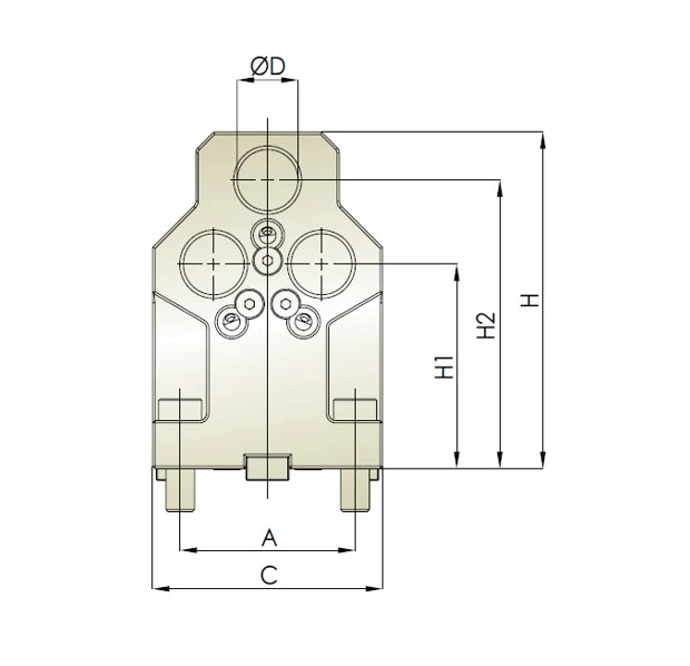 3-Pos. Boring Bar Tool Holder T3 (External Coolant)
