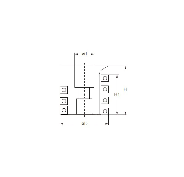 Shell-Type Rough Milling Cutter