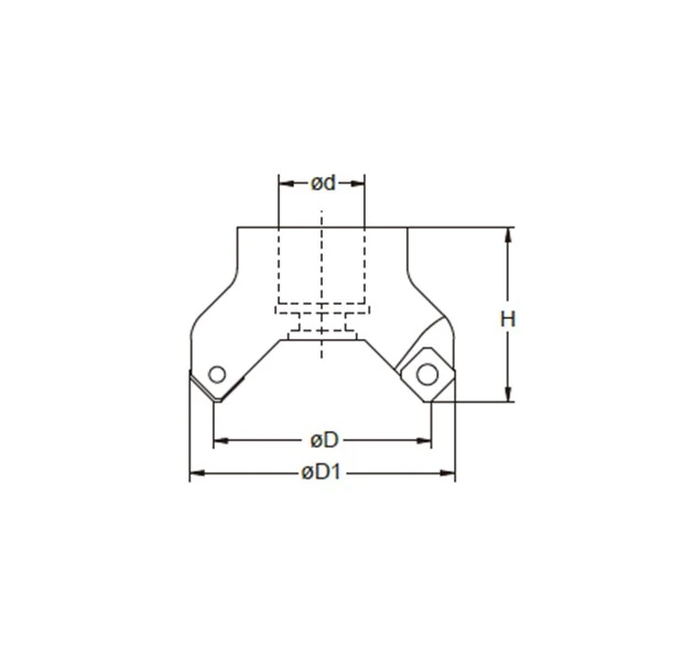SE13 High-speed Face Milling Cutter
