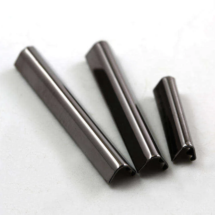 Rectangle Metal Toothed Clothing Tail Clip Belt End Tips Claw Metal Belt Tail Clip