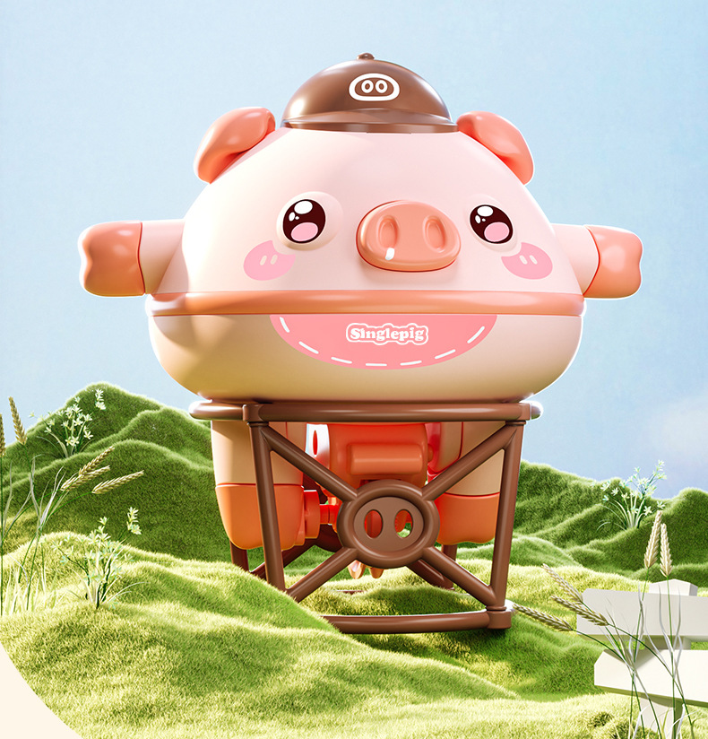 New Tumbler balance pig gyroscope one piece unicycle girl boy cute novelty tightrope walking black technology puzzle toys